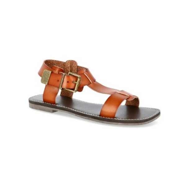 NEW 11 Women's T-Strap Sandals - Picture 1 of 6